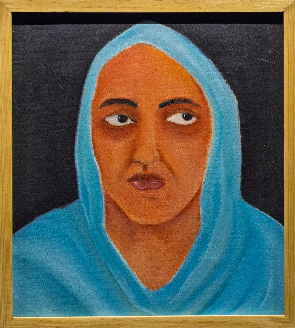 N.Meera Irshad, Arshi Irshad , marginalised , oil on canvas